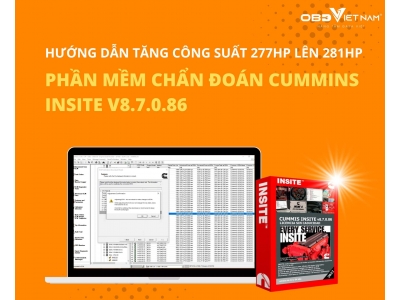Hướng Dẫn Tăng Công Suất 277hp Lên 281hp Động Cơ Cummins Isde-Cm2150c