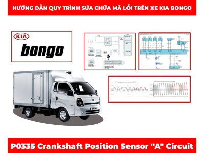 Phân tích mã lỗi P0335 Crankshaft Position Sensor A Circuit Trên Xe Kia Bongo