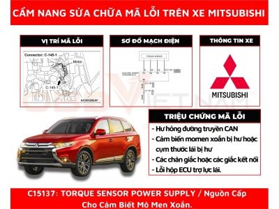 Cẩm Nang Sửa Chữa Mã Lỗi C1513: Torque Sensor Power Supply 