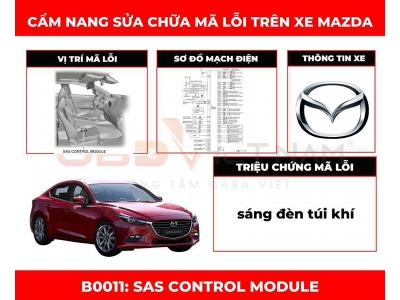 Cẩm Nang Sửa Chữa Mã Lỗi B0011: Sas Control Module (Two-Step Deployment Control System) 