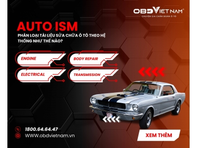 Auto ISM phân loại tài liệu sửa chữa ô tô theo hệ thống như thế nào?