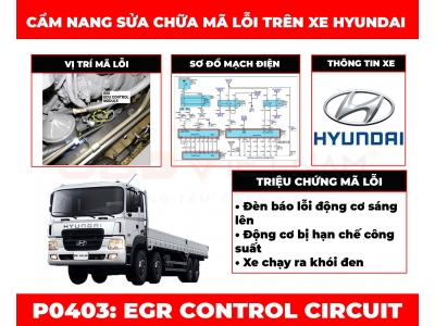Cẩm Nang Sửa Chữa Mã Lỗi P0403: EGR Control Circuit 