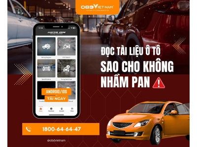 Đọc Tài Liệu Ô Tô Mazda - Mitsubishi - Ford Sao Cho Không Nhầm Pan
