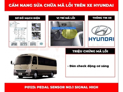 Cẩm Nang Sửa Chữa Mã Lỗi P0123: Pedal Sensor No.1 Signal High