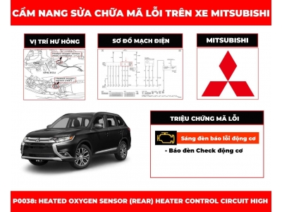 Cẩm Nang Sửa Chữa Mã Lỗi P0038: Heated Oxygen Sensor (Rear) Heater Control Circuit High