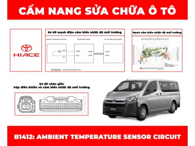 Phân Tích Mã Lỗi B1412: Ambient Temperature Sensor Circuit/Mạch Cảm Biến Nhiệt Độ Môi Trường