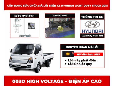 Cẩm Nang Sửa Chữa Mã Lỗi 003d High Voltage – Điện Áp Cao
