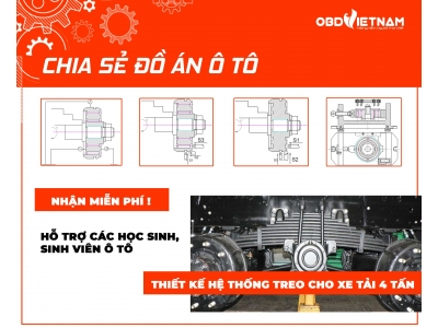 Chia Sẻ Đồ Án Ô Tô: Thiết Kế Hệ Thống Treo Cho Xe Tải 4 Tấn