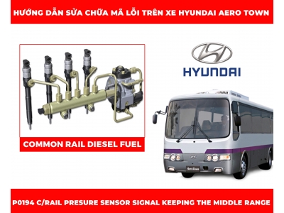 Hướng Dẫn Sửa Chữa Mã Lỗi P0194 C/Rail Presure Sensor Signal Keeping The Middle Range