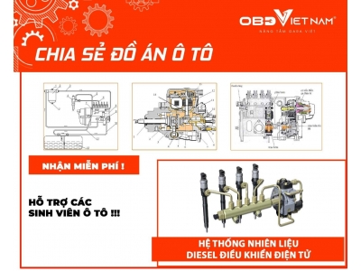 Chia Sẻ Đồ Án Ô Tô Khảo Sát Hệ Thống Nhiên Liệu Diesel Điều Khiển Điện Tử