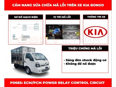Mã lỗi P0685: ECM/PCM Power Relay Control Circuit/Open