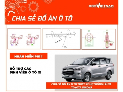 Chia Sẻ Đồ Án Ô Tô: Tính Toán Thiết Kế Hệ Thống Lái Xe Toyota Innova