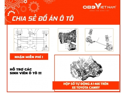Chia Sẻ Đồ Án Ô Tô Khảo Sát Hộp Số Tự Động A140E Trên Xe Toyota Camry