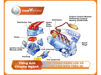 Học tiếng anh chuyên ngành oto qua hình ảnh ( phần 7 ) - Hệ thống đánh lửa và cảm biến