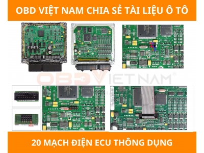 Chia Sẻ Tài Liệu Miễn Phí – 20 Mạch Điện Ecu Thông Dụng