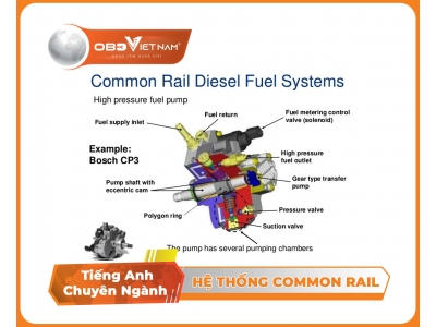 Tiếng anh ô tô qua hình ảnh (phần 18) - Hệ thống Common Rail