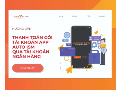 Hướng Dẫn Thanh Toán Tài Khoản App Auto Ism Qua Tài Khoản Ngân Hàng