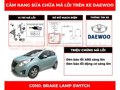 Cẩm Nang Sửa Chữa Mã Lỗi C0161: Brake Lamp Switch