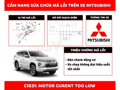 Cẩm Nang Sửa Chữa Mã Lỗi C1531: Motor Curent Too Low 