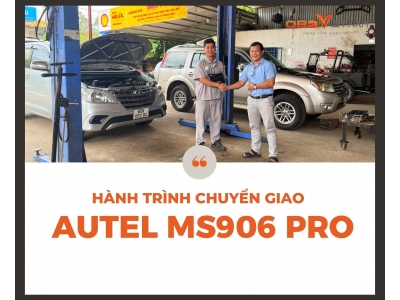 OBD Việt Nam Chuyển Giao Máy Chẩn Đoán Autel MS906 Pro