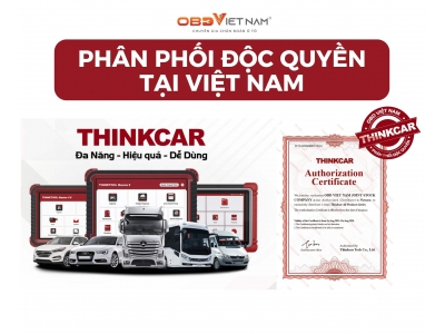 OBD Việt Nam Trở Thành Nhà Phân Phối Độc Quyền Thinkcar Tại Việt Nam