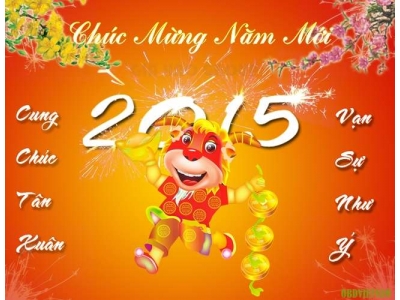 Thư chúc mừng năm mới 2015