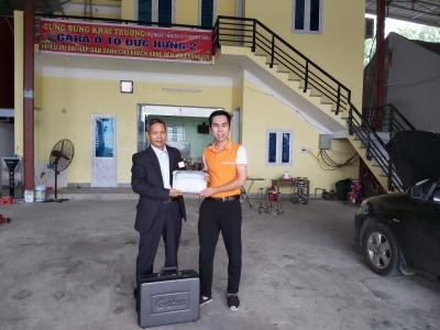 Chuyển Giao Máy Chẩn Đoán Đa Năng G-Scan 3 Cho Garage Ô Tô Đức Hưng Ở Thái Bình