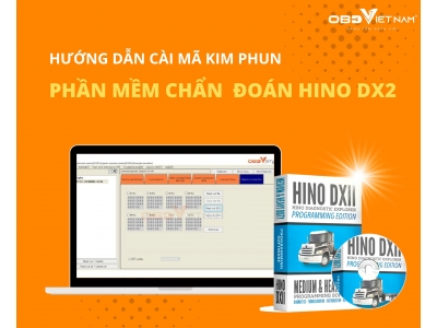 Hướng Dẫn Cài Mã Kim Phun Bằng Phần Mềm Hino Dx2