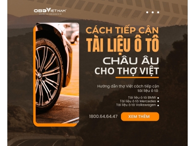 Cách Tiếp Cận Tài Liệu Ô Tô Châu Âu Cho Thợ Việt