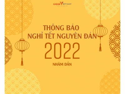 OBD Việt Nam Thông Báo Nghỉ Tết Nguyên Đán 2022