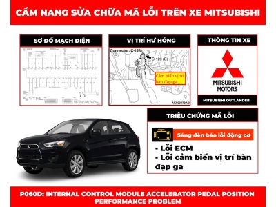 Mã Lỗi P060d: Internal Control Module Accelerator Pedal Position Performance Problem