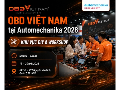 OBD Việt Nam tham gia Automechanika Ho Chi Minh City 2026 với THINKTOOL Expert 391