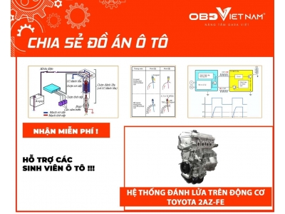 Chia Sẻ Đồ Án Khảo Sát Hệ Thống Đánh Lửa Trên Động Cơ Toyota 2AZ-FE