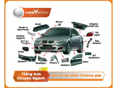 Tiếng Anh Chuyên Ngành Ô Tô - Phần 1 – Một Số Bộ Phận Thường Gặp 