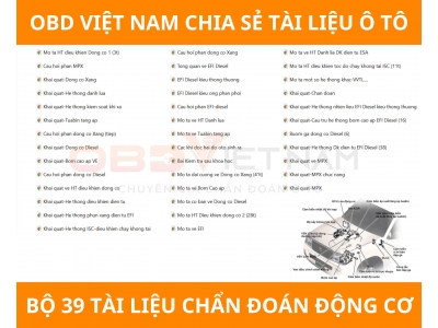 Chia Sẻ Tài Liệu Miễn Phí -  Bộ 39 Tài Liệu Chẩn Đoán Động Cơ
