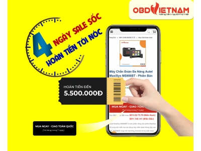 Chương Trình Khuyến Mãi 4 Ngày Sale Sốc – Hoàn Tiền Tới Nóc 