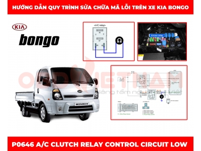 Phân Tích Mã Lỗi P0646 A/C Clutch Relay Control Circuit Low 