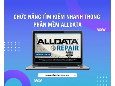 Thủ Thuật Máy Chẩn Đoán - Chức Năng Tìm Kiếm Nhanh Trong Phần Mềm Alldata