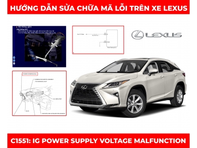 Phân Tích Mã Lỗi C1551: Ig Power Supply Voltage Malfunction