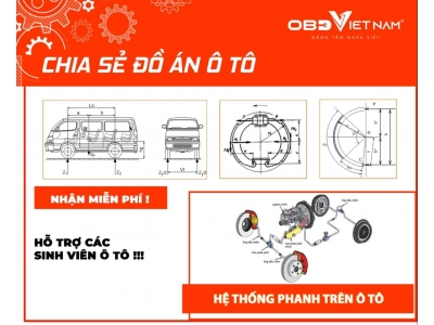 Chia Sẻ Đồ Án Khảo Sát Hệ Thống Phanh Trên Xe Ô Tô