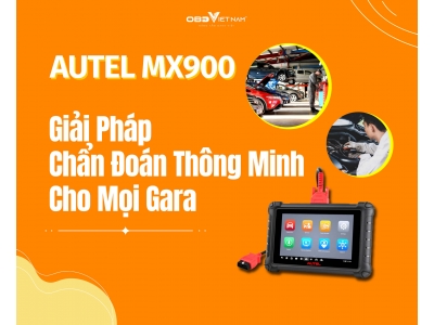 Autel Mx900: Giải Pháp Chẩn Đoán Thông Minh Cho Mọi Gara