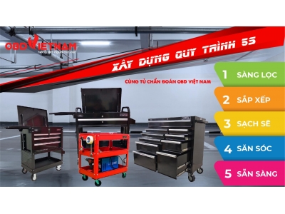 Xây Dựng Mô Hình 5S Cùng Tủ Chẩn Đoán OBD Việt Nam