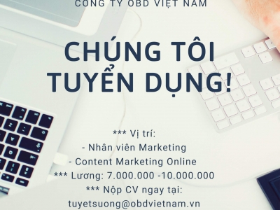 OBD Việt Nam Tuyển Dụng Nhân Viên Marketing