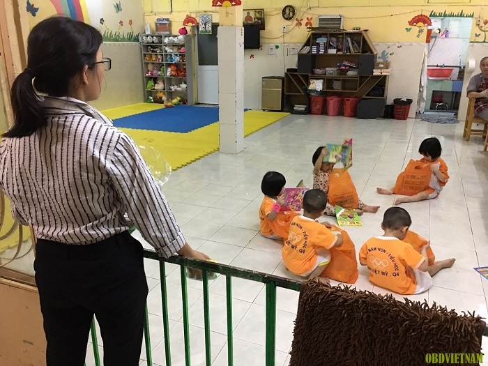 OBD Việt Nam thăm các em nhỏ tại chùa Kỳ Quang