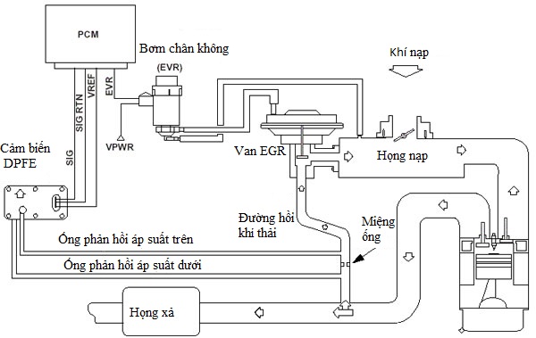 Tìm hiểu hệ thống tuần hoàn khí xả - Exhaust Gas Recirculation System