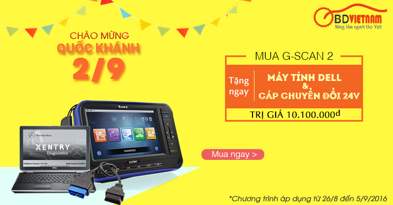 Tưng bừng khuyến mãi quốc khánh 2/9 tại OBD Việt Nam