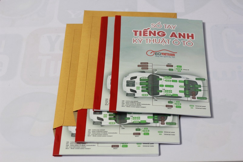 Đăng ký in sách Tiếng Anh chuyên ngành ô tô