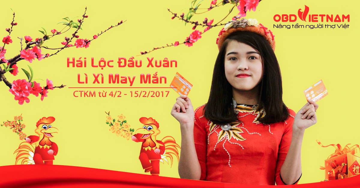 Khai trương đầu năm – Lì xì lớn tại Obd Việt Nam