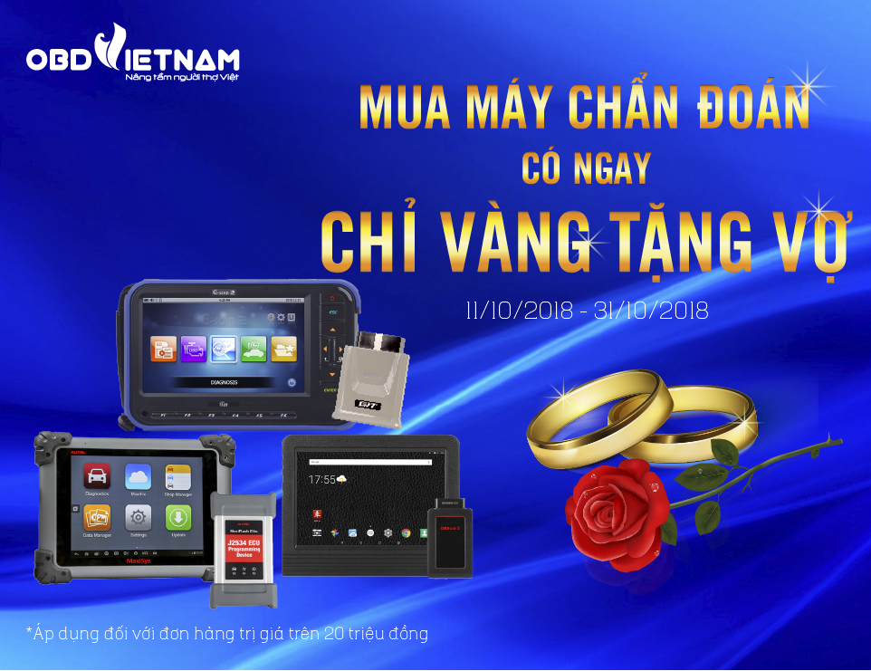 Mua Máy Chẩn Đoán - Có Ngay Chỉ Vàng Tặng Vợ