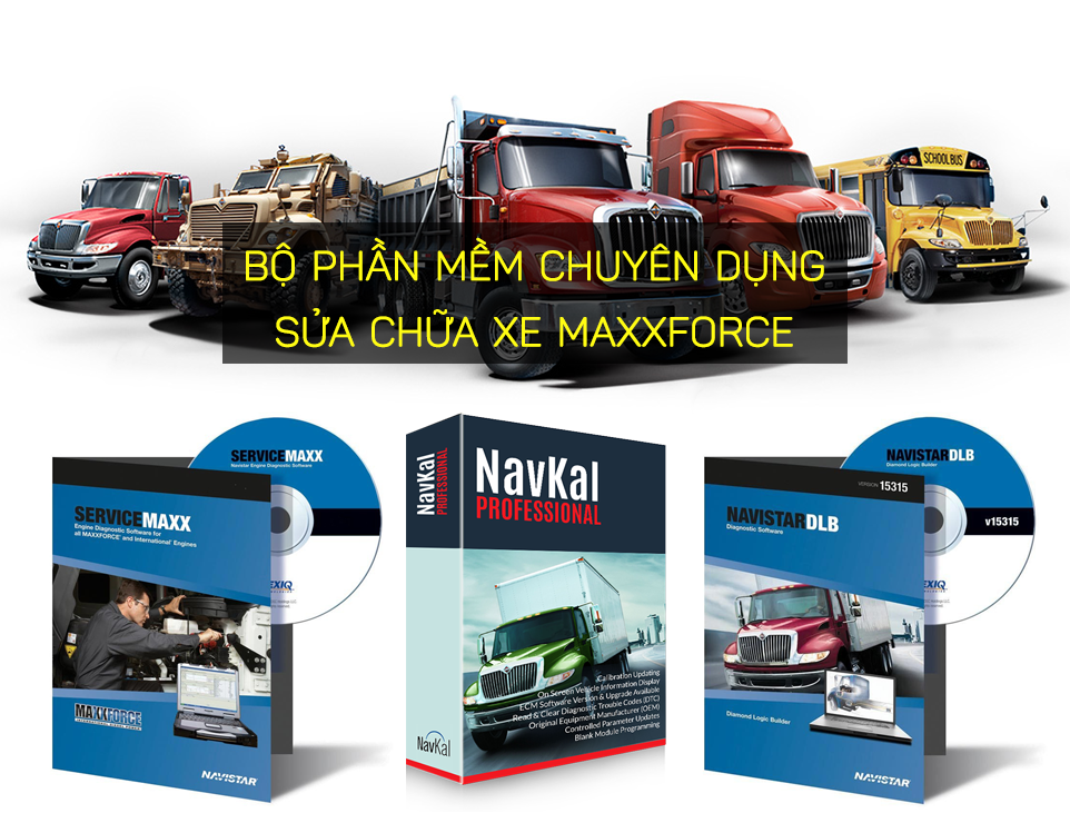 Bộ phần mềm chuyên dụng sửa chữa xe MaxxForce